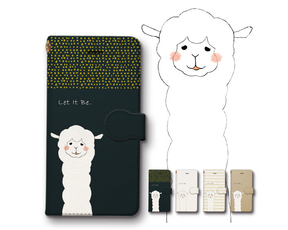 アルパカのiPhoneケース maru